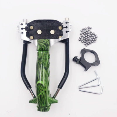 8 Élastiques De Lance-pierre Puissants - Latex Naturel Haute Élasticité - Pour Chasse, Tir, DIY - Vert/Jaune - 4